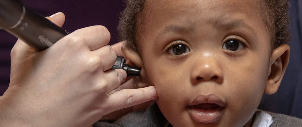Baby Getting Hearing Test