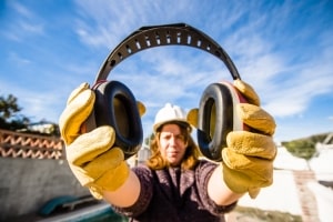 ear muff to protect workers' ears