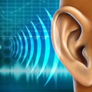 Ranges of hearing loss depend on frequencies
